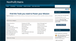 Desktop Screenshot of nonprofitmatrix.com