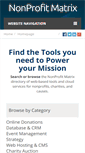 Mobile Screenshot of nonprofitmatrix.com
